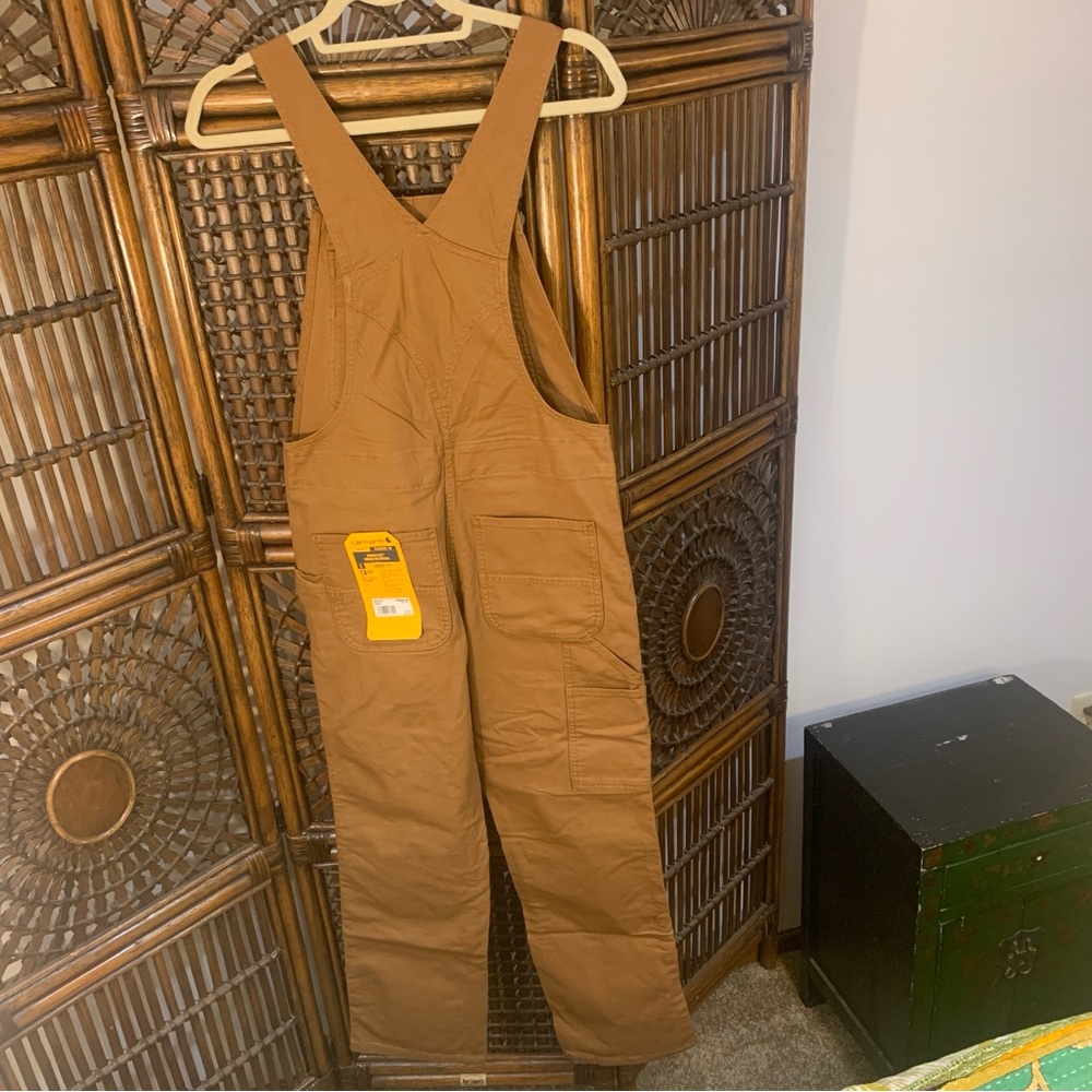 Carhartt Ashland Bib Work Overall Double Knee Rugged Flex Loose Fit - Picture 9 of 16